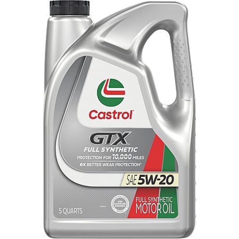 Castrol GTX Full Synthetic Motor Oil - High-Performance 5W-20
