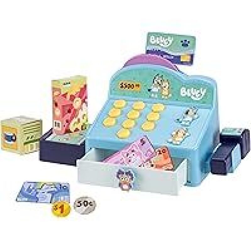 Bluey Interactive Play Cash Register Playset - Perfect for Imaginative Play