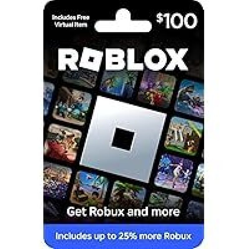 Get $100 Roblox Gift Card with Extra Robux