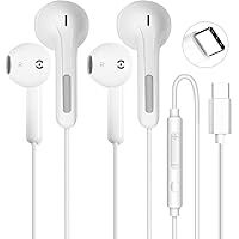 2-Pack Anltoxlus Wired Noise Cancelling USB C Headphones - Perfect for Daily Use
