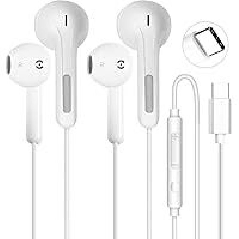 2-Pack Anltoxlus Wired Noise Cancelling USB C Headphones - Perfect for Daily Use