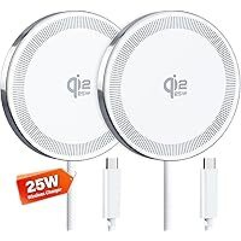WayLite 25W Qi2 Magnetic Wireless Charger (2-Pack) - Fast, Reliable, Efficient Charging
