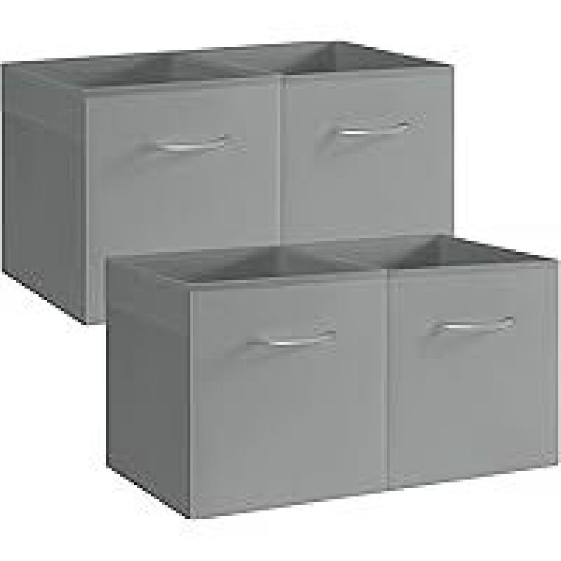 Maximize Your Space with 4-Pack StorageWorks 11-Inch Cube Storage Bins