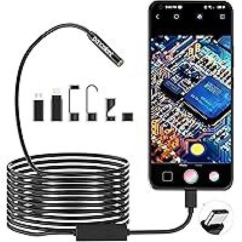 Pancellent 1920P Snake Inspection Borescope - Type C Endoscope Camera