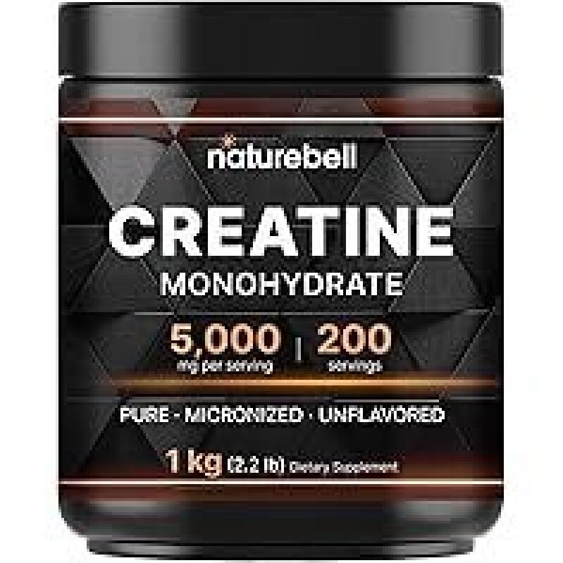 NatureBell Creatine Monohydrate Powder - Unflavored, 2.2lb