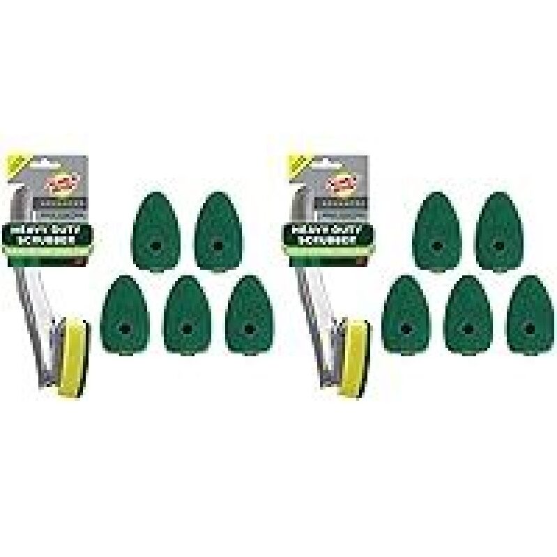 Powerful 2-Pack Scotch-Brite Advanced Soap Dishwand Kit with 5 Refills