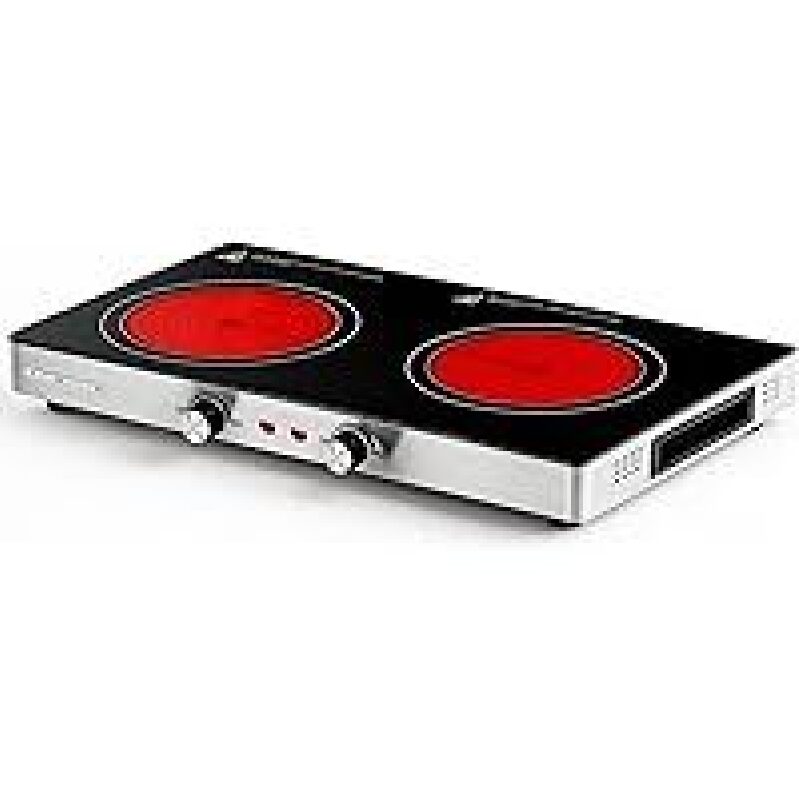 OVENTE BGI302GB Infrared Ceramic Double Burner - Efficient and Durable