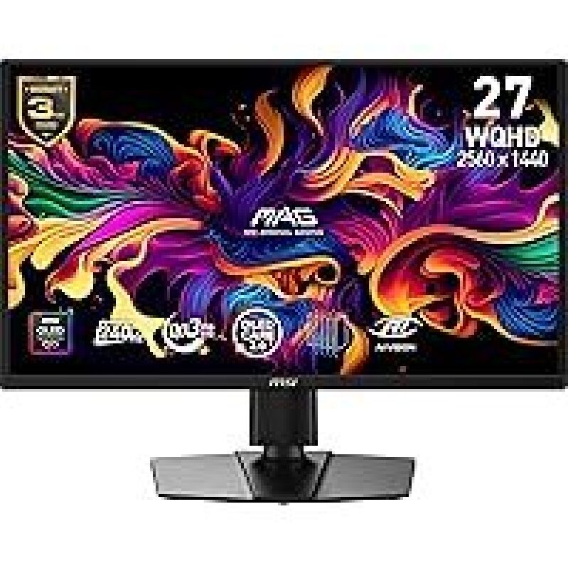 MSI MAG 272QP QD-OLED X24 27-inch QHD Gaming Monitor