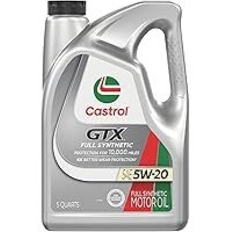Castrol GTX Full Synthetic 5W-20 Motor Oil - Superior Engine Protection