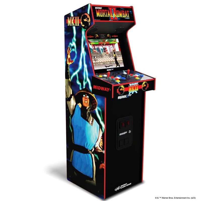 Arcade1Up Mortal Kombat II Deluxe Arcade Game 14-in-1