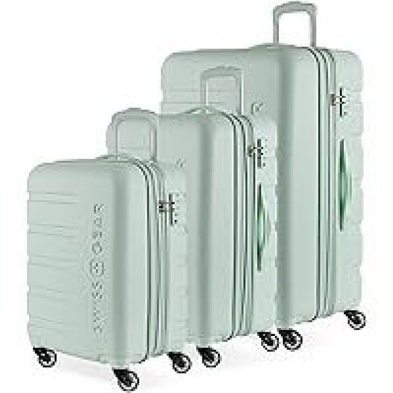 SwissGear Signature Hardside Expandable 3-Piece Luggage Set - Ideal for Long-Term Travel