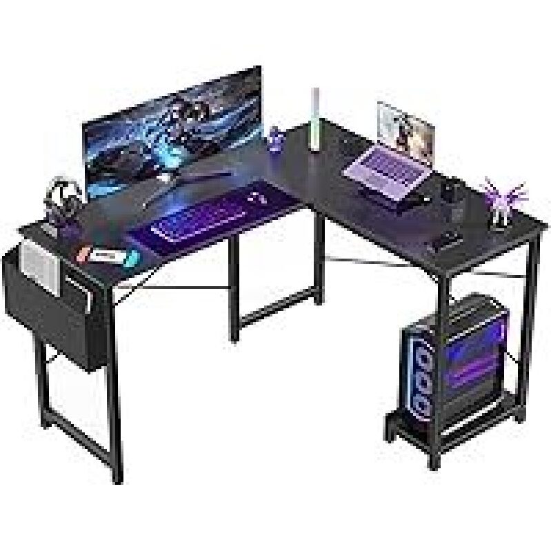 Sweetcrispy L-Shaped Computer Desk - 50-Inch