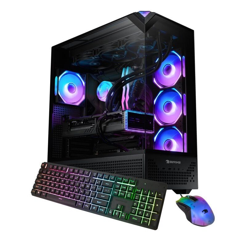 Powerful iBUYPOWER Slate SBI7N56T03 Desktop with Intel Core i7 and RTX 5060Ti