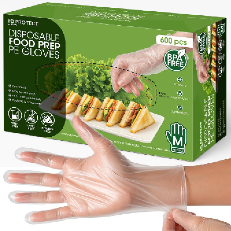Keppi Disposable Food Prep Gloves - 600 Count, Great Value