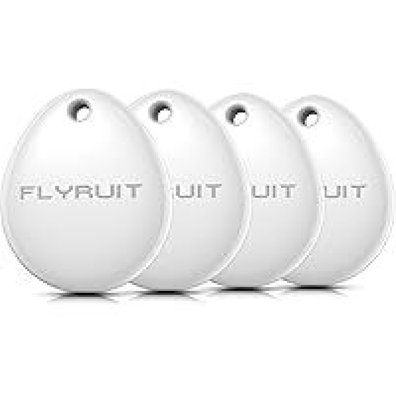 Flyruit MFi Certified Air Tracker Tags for iOS - 4-Pack