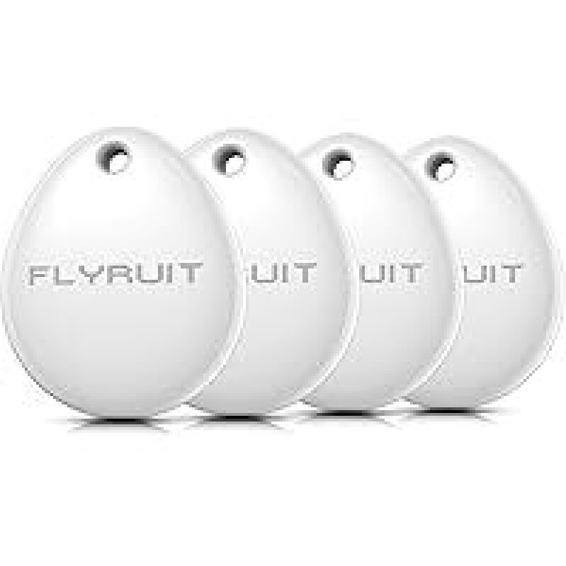 Flyruit MFi Certified Air Tracker Tags for iOS - 4-Pack