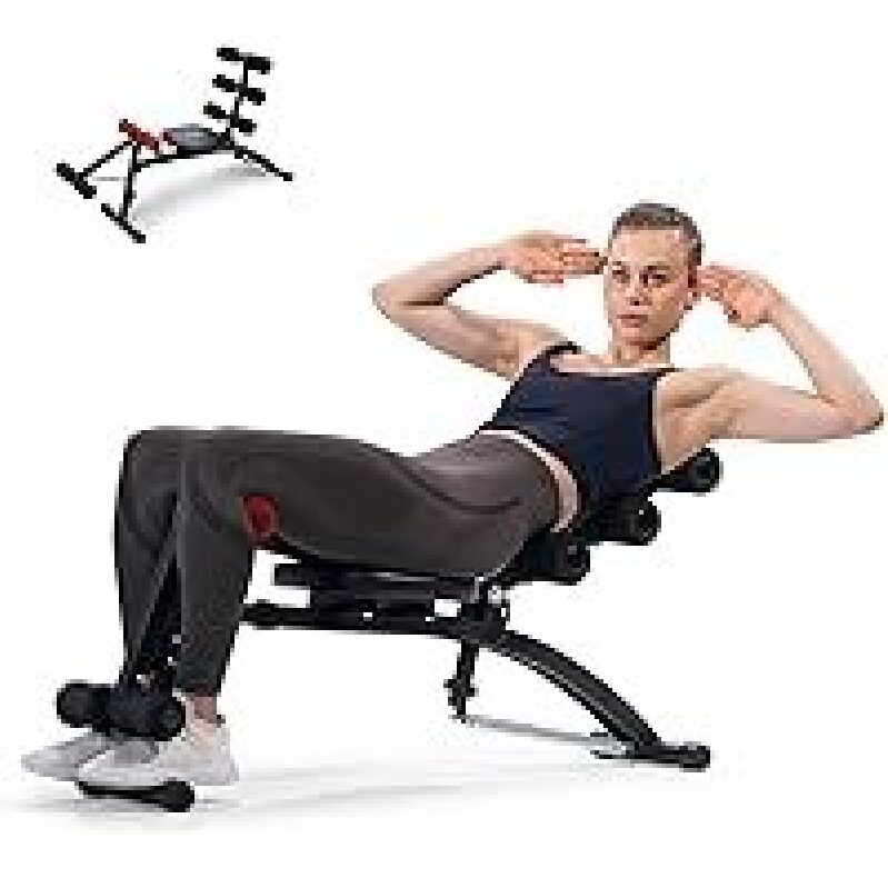 Powerful Adjustable Ab Workout Machine Trainer for Home Gyms