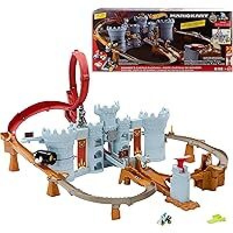 Hot Wheels Mario Kart Bowser's Castle Playset - Ultimate Racing Fun