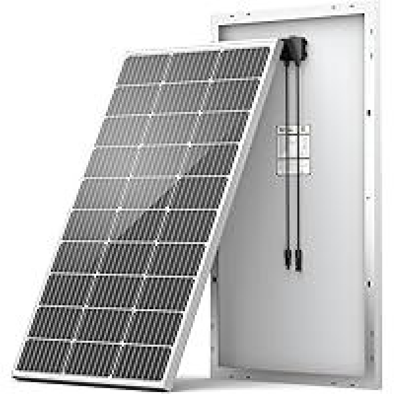 HQST 100W 12V Solar Panel with Connectors - Efficient and Durable Power Solution