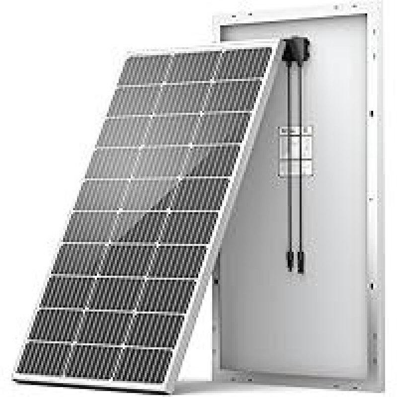 HQST 100W 12V Solar Panel with Connectors - Efficient and Durable Power Solution