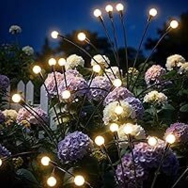 Durable 2-Pack Solar Lights with 20 LEDs for Garden and Patio