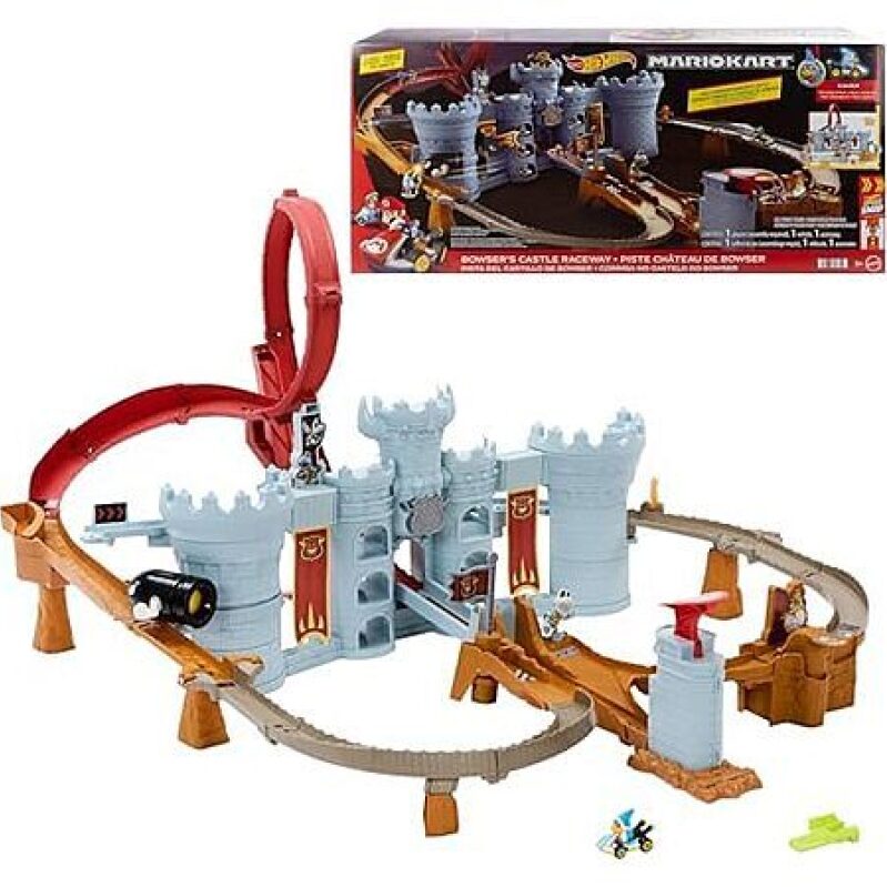 Hot Wheels Mario Kart Bowser's Castle Playset: Ultimate Play Value