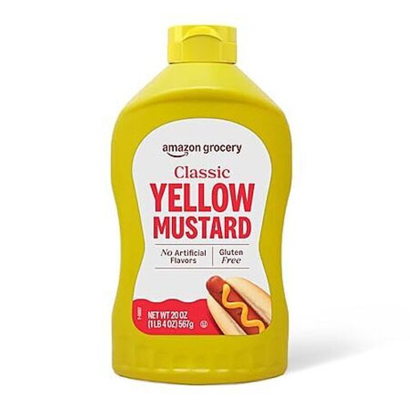 20-Oz Amazon Grocery Yellow Mustard - Unbeatable Deal