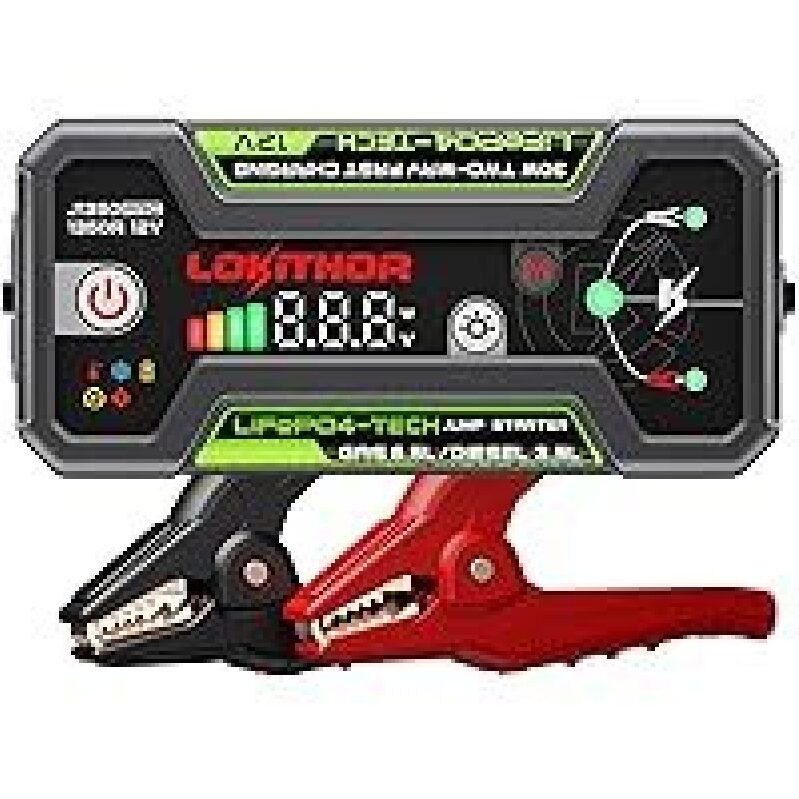 Lokithor J1350 Pro 1350A LiFePO4 Car Battery Jump Starter - Reliable and Portable Power Solution