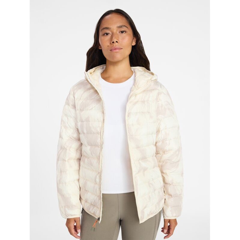 Ozark Trail Women's Plus Size Core Puffer Jacket with Hood - Durable and Warm