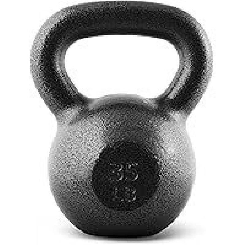 CAP Barbell Cast Iron Kettlebell 35-lbs for Strength Training