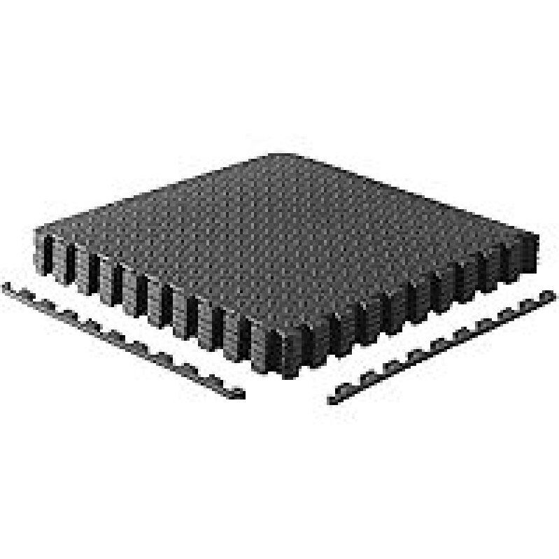 Durable 6 CAP Barbell EVA Foam Puzzle Exercise Mats - Ideal for Home Gyms