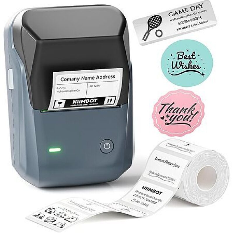 NIIMBOT B1 Thermal Label Printer + 230-Count 2