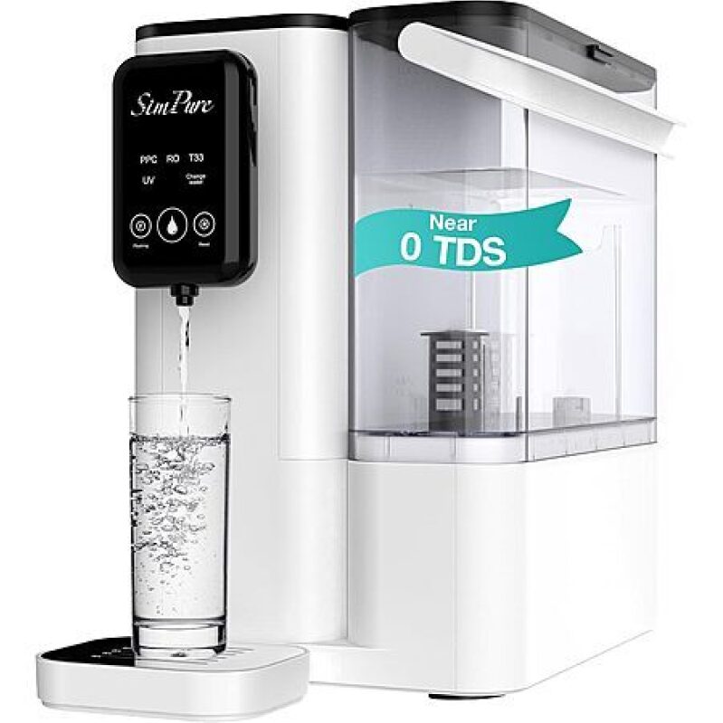 SimPure Y9T Countertop Reverse Osmosis Water Filter - 300GPD