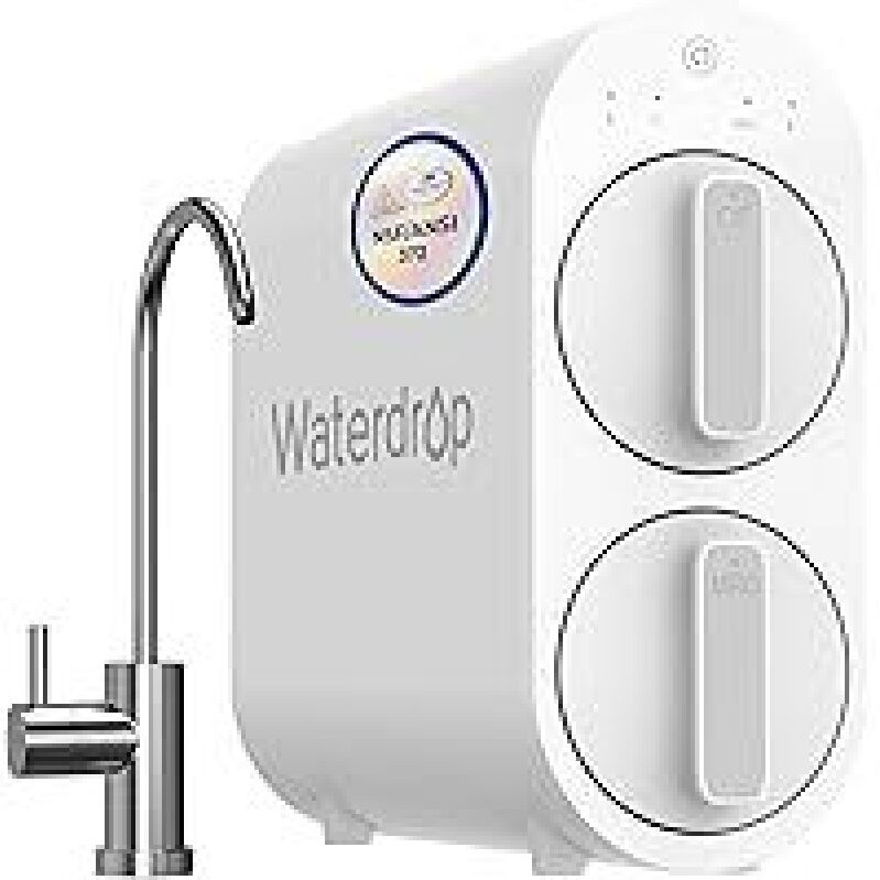Waterdrop G2 Reverse Osmosis System: 7 Stage Tankless 400 GPD