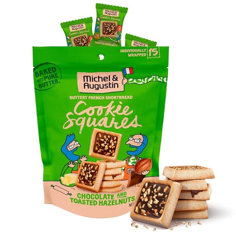 Indulge in Michel & Augustin's Premium Chocolate & Hazelnut Cookies