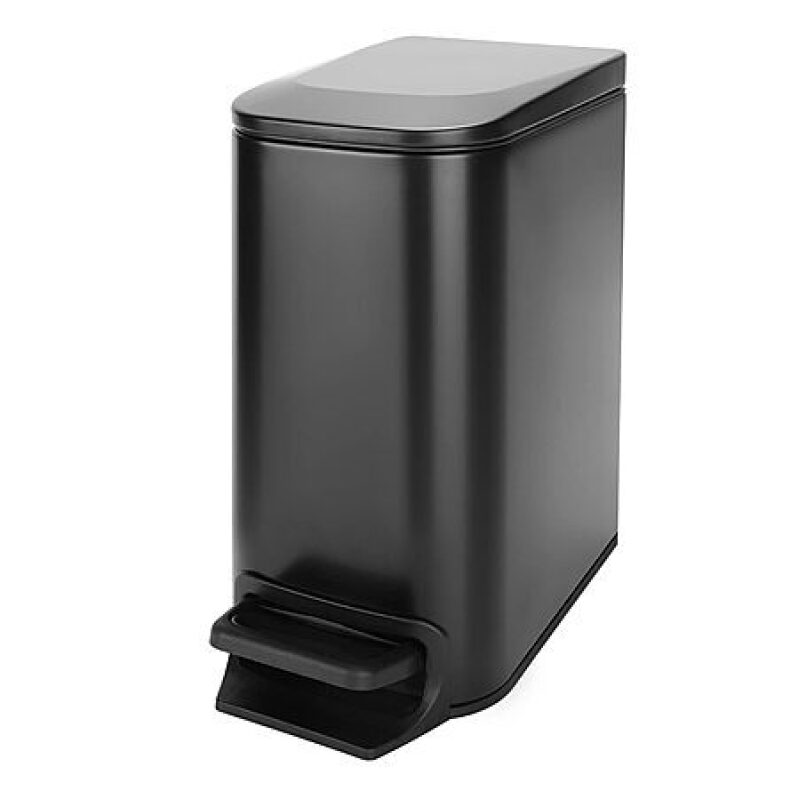 Cesun Slim Stainless Steel Step-On Trash Can - Smart, Space-Saving Design