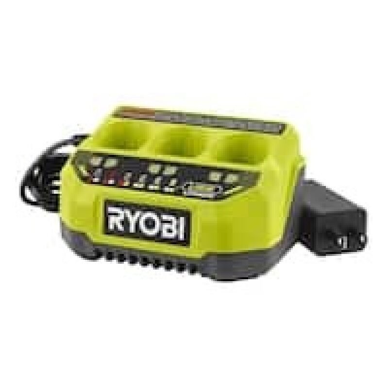 RYOBI USB Lithium 3-Port Charger + Free Tool - Boost Efficiency