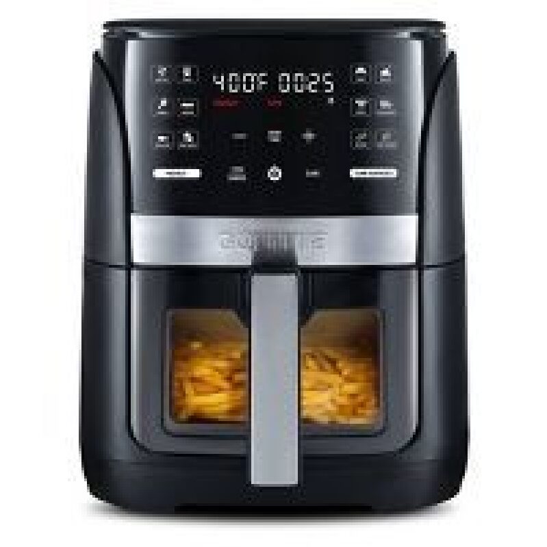Gourmia 6qt Digital Window Air Fryer with 12 Presets - Perfect for Healthy Cooking