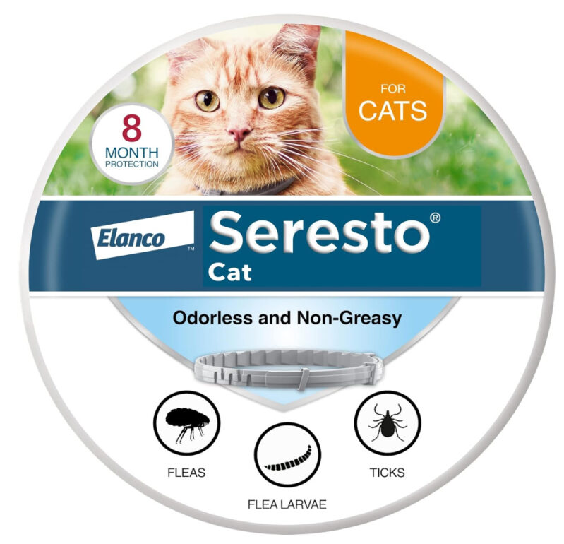 Seresto Cat Flea and Tick Collar - 8 Months Protection