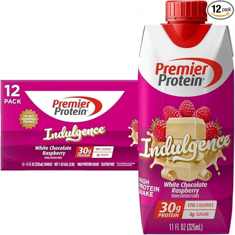 Premier Protein Shake Indulgence - White Chocolate Raspberry Flavor