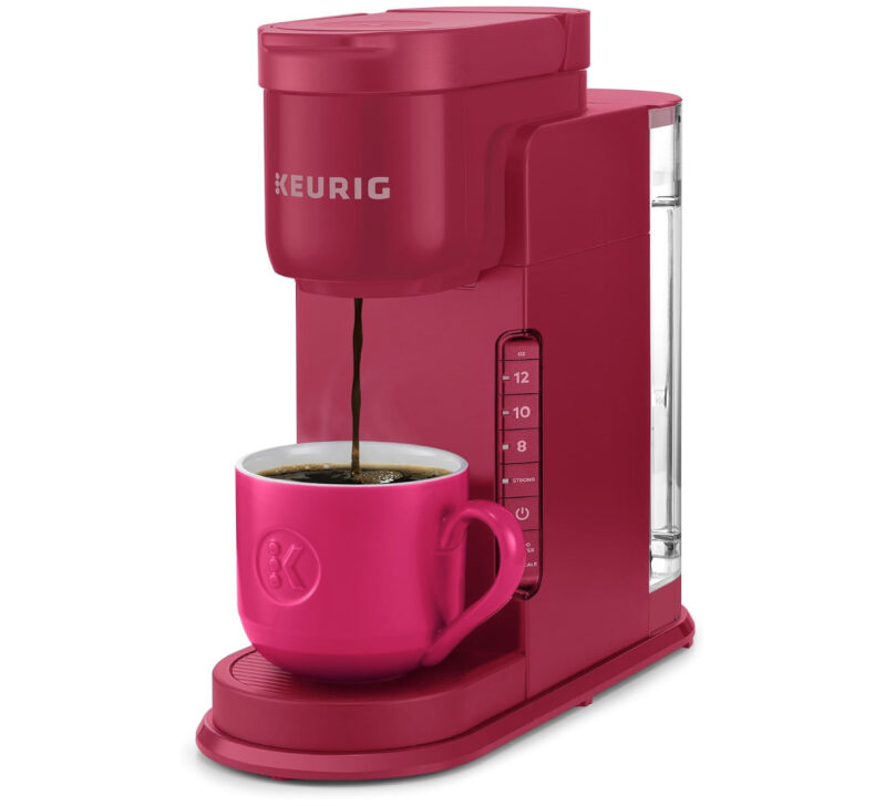 Keurig K-Express Single Serve K-Cup Coffee Maker - 3 Cup Sizes, Berry Red