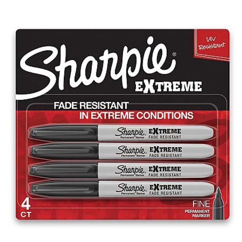 4-Count Sharpie Extreme Fine Tip Permanent Markers (Black) - $2.09 + Free Shipping