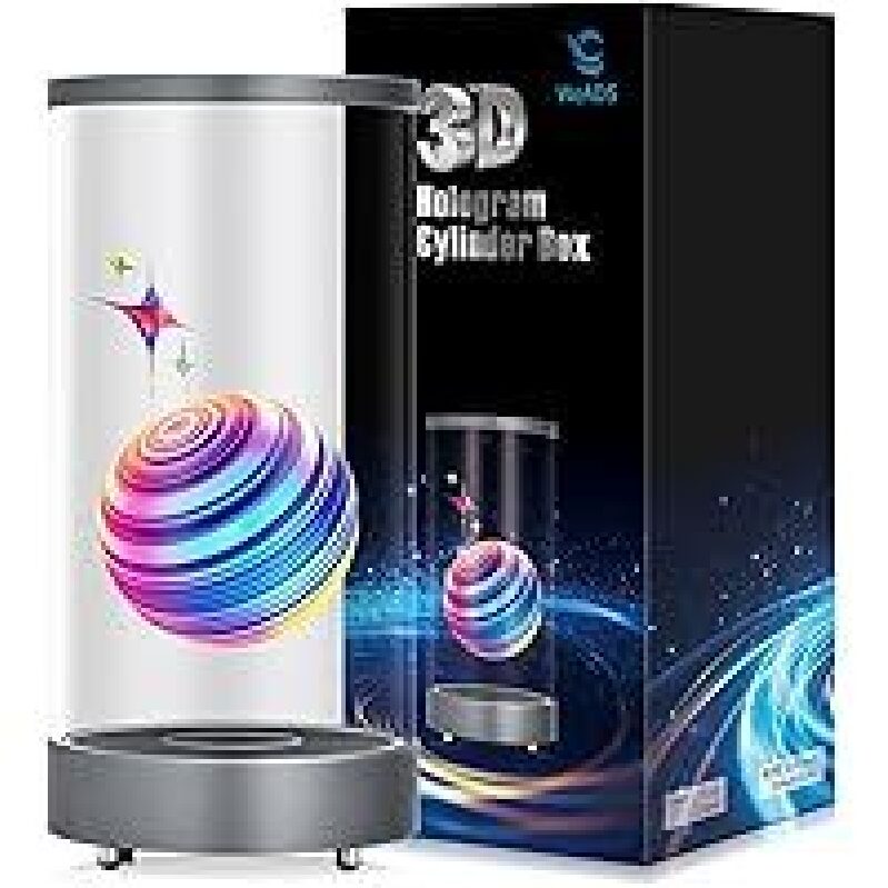 Stunning 3D Hologram Cylinder Projector Fan with 7-Inch LCD Screen