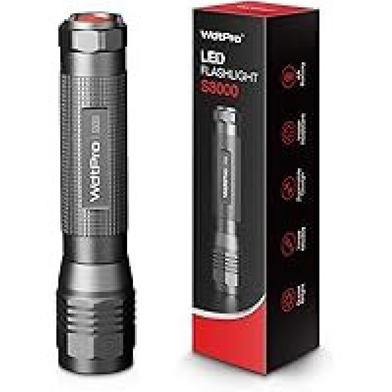 WDtPro High-Powered LED Flashlight S3000 - Unmatched Brightness and Long Lifespan