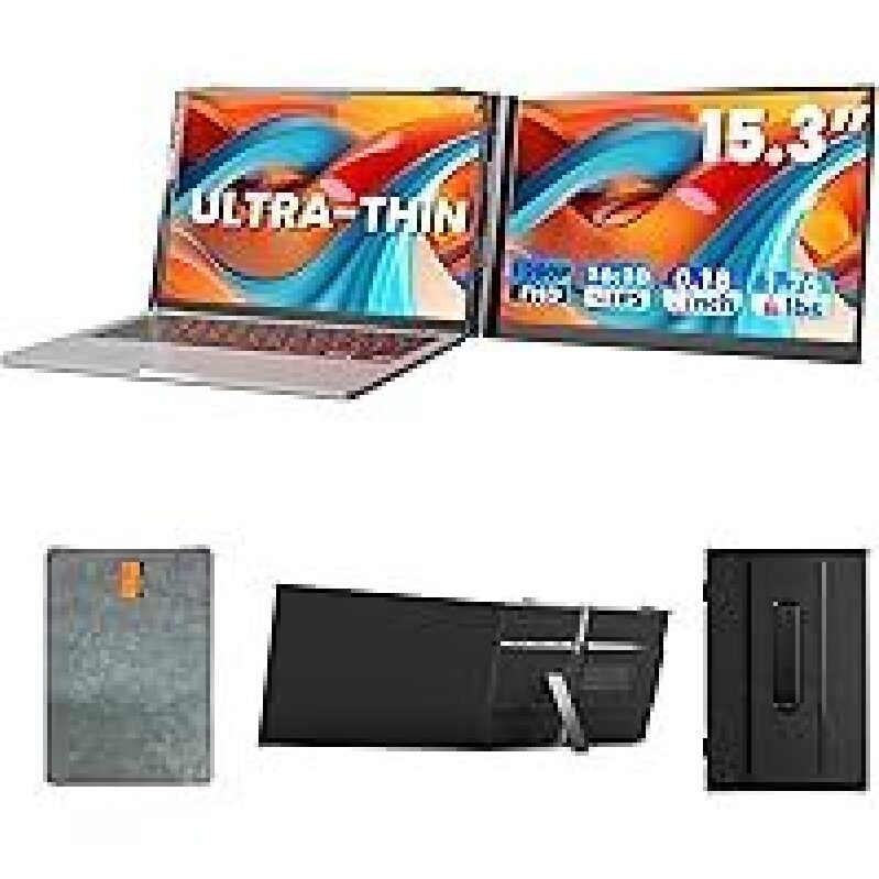 Smiseacow Ultra-Thin 15.3-in FHD 16:10 Laptop Screen Extender