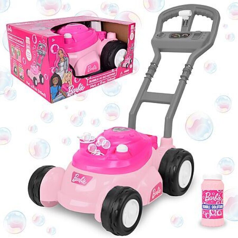 Barbie Bubble Lawn Mower for Toddlers - Fun, Imaginative Play!
