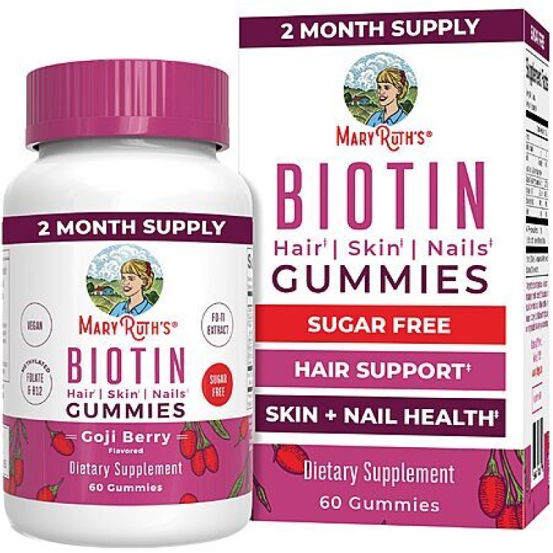 MaryRuth Organics Biotin Gummies - Hair, Skin, Nails Support