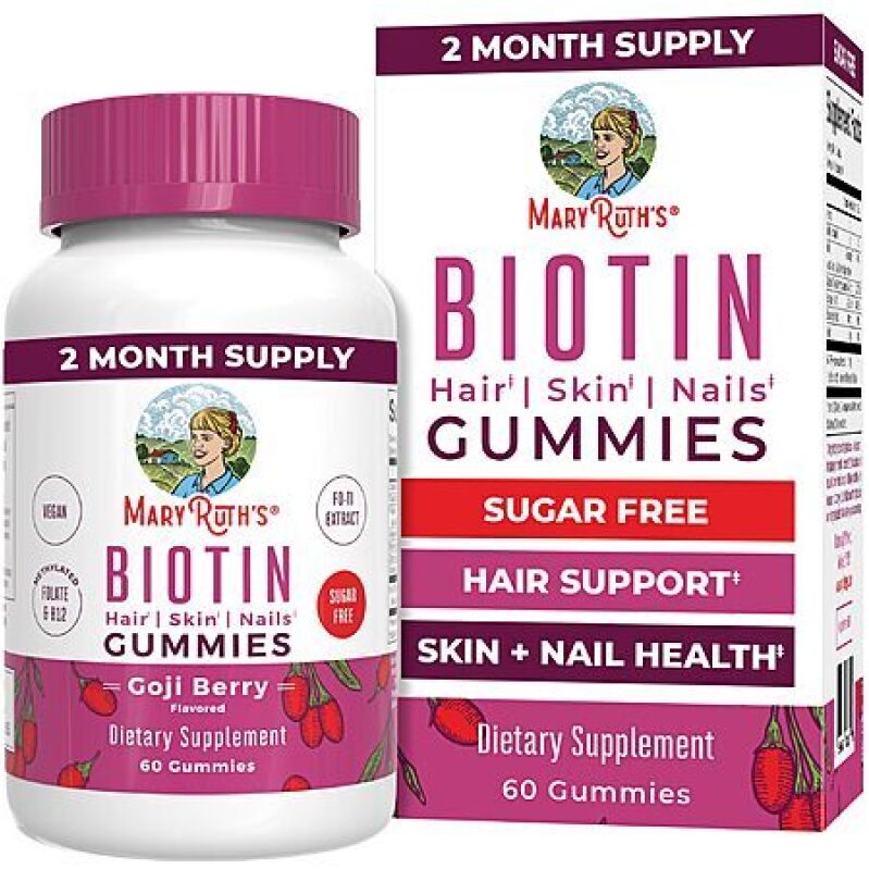 MaryRuth Organics Biotin Gummies - Hair, Skin, Nails Support