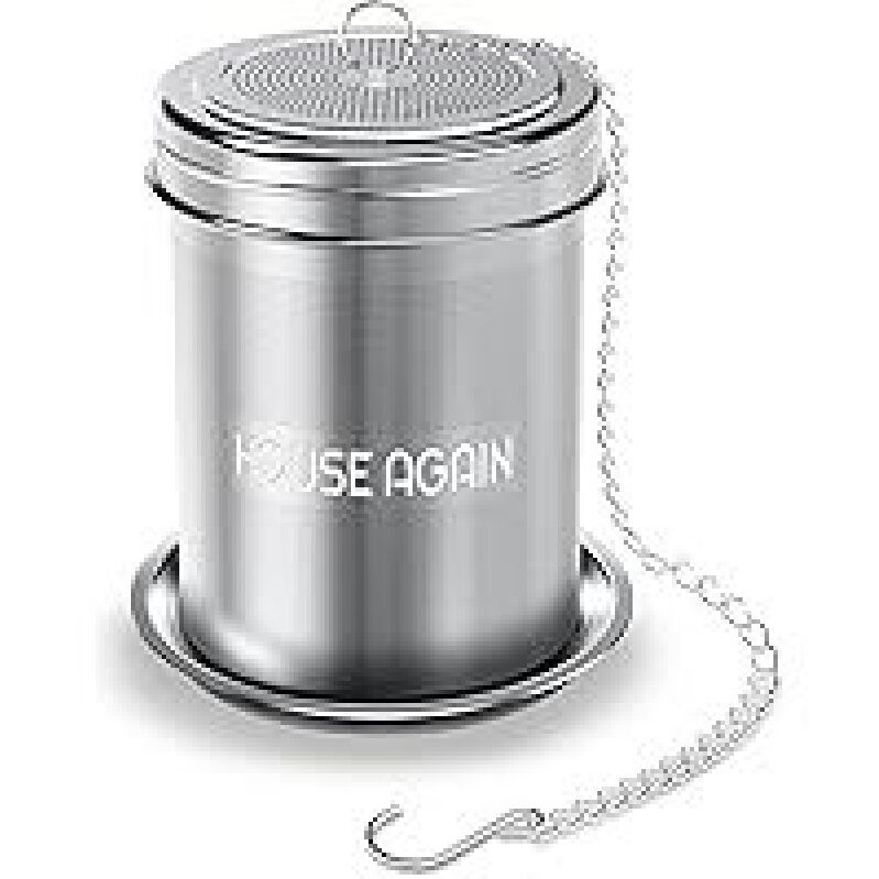 Stainless Steel Tea Infuser with Chain Handle - House Again