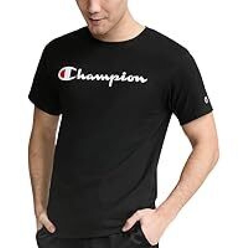 Champion Men's Classic Script Graphic Short Sleeve T-Shirt